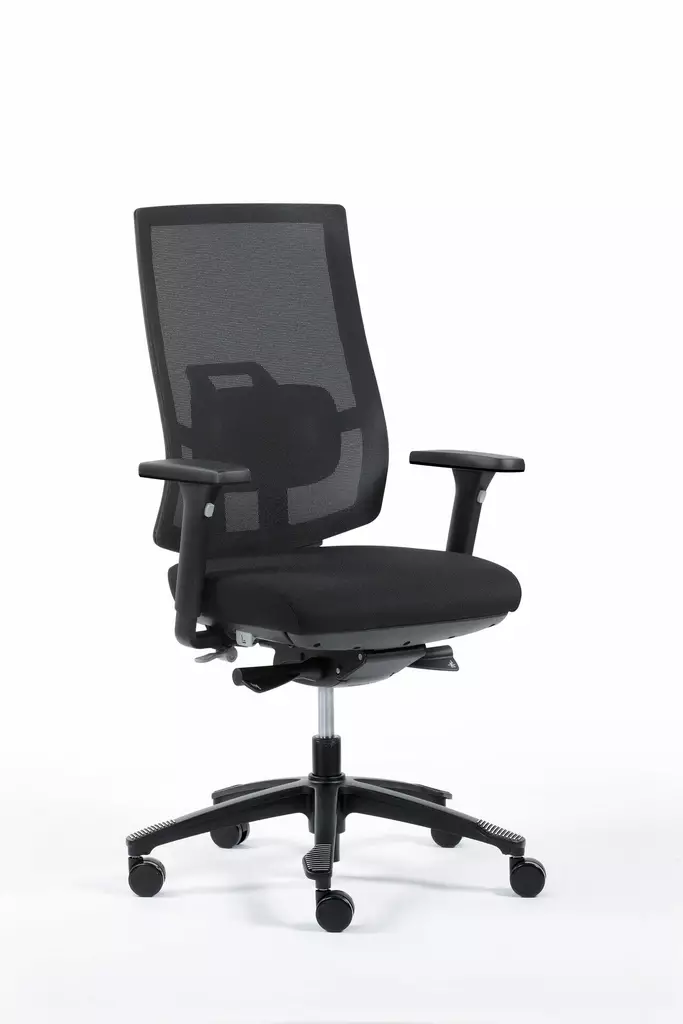 Musta, kangasverhoilu, ilman käsinojia - Office chairs - 185748 - 1