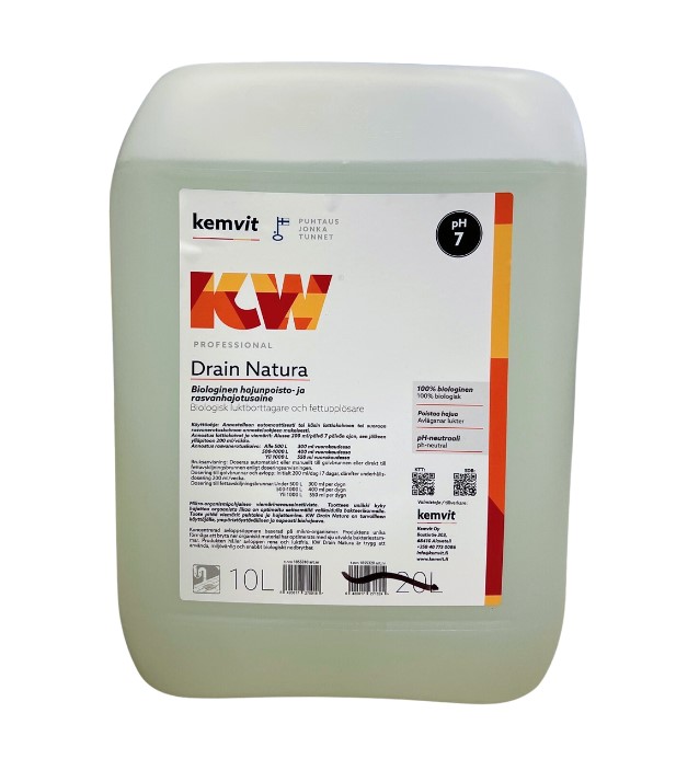 Viemärinavausaine 10L KW - Grease and stubborn dirt removers - 171258 - 1