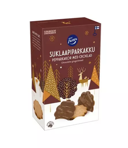 Suklaapiparkakku 175g FAZER - Keksit ja korput - 186249 - 1