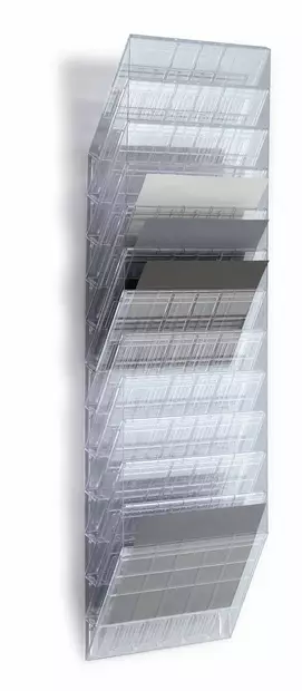 Seinäteline A4/12-os DURABLE Flexiboxx - Esitetelineet ja tarvikkeet - 188189 - 1