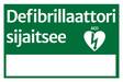 Defibrillaattori sijaitsee -tarra - Other printed products - 178729 - 1
