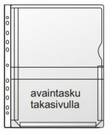 Huoltotasku palje A4 avo PVC - Palje- ja patenttitaskut - 129699 - 2