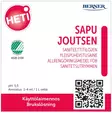 Käyttöliuosetiketti HETI SAPU - Working solution bottles and labels - 163419 - 1