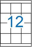 Tulostustarra 67,7x70 MULTI3 12-jak - Printing and Copier Labels - 153399 - 1