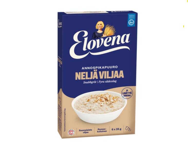 Annospikapuuro 6x35g Elovena - Kuivakaappi ja leivonta - 170479 - 1