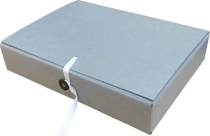 Arkistokotelo A4/6cm nappi+nauha - Archive Covers - 103099 - 1