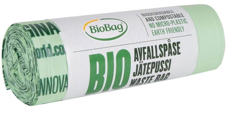 Biojätepussi 20L 15kpl/rll BIOBAG - Biojätepussit - 156809 - 1