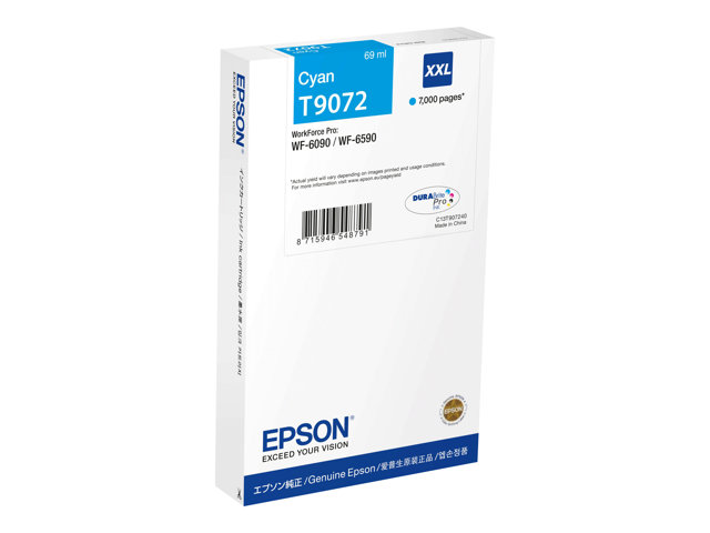 EPSON T9072C XXL mustesuihku - Epson inkjet cartridges - 159779 - 1