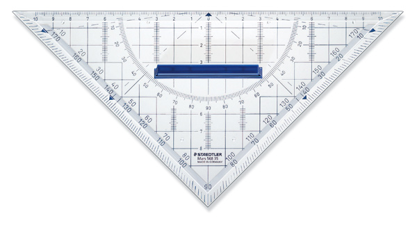 Geokolmio 22cm STAEDTLER - Rulers - 126909 - 1