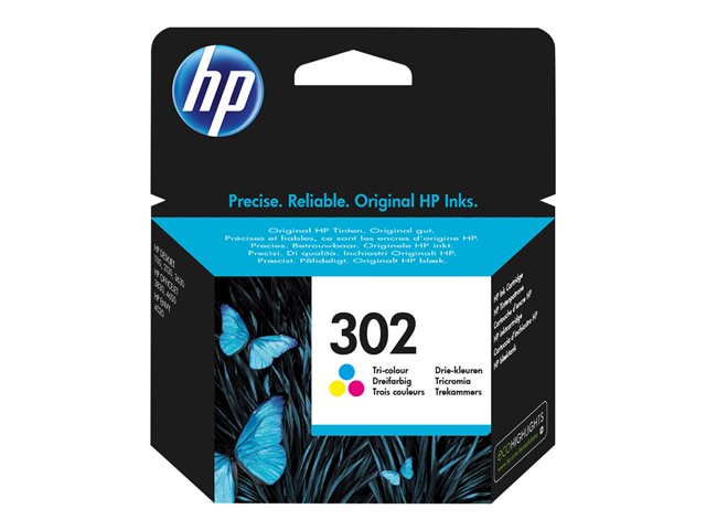 HP 302 mustesuihku - HP inkjet cartridges - 166229 - 1