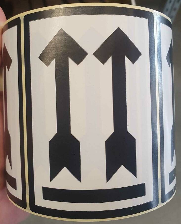 Huomiotarra Tämä suunta ylöspäin - Muut erikoisteipit - 177379 - 1