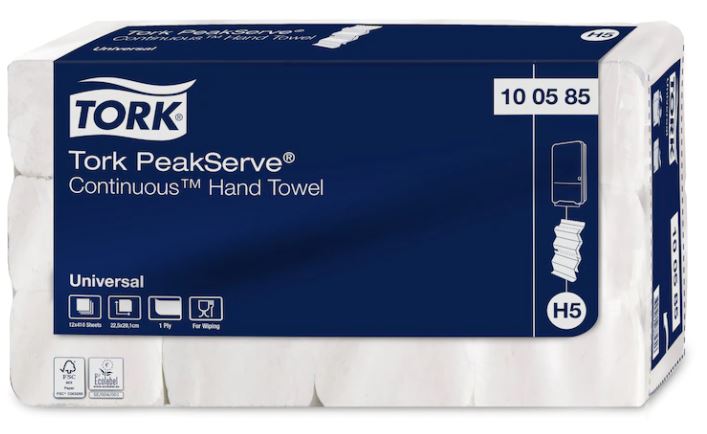 Käsipyyhe TORK Universal H5 PeakServe - Folded hand towels and dispensers - 153319 - 1