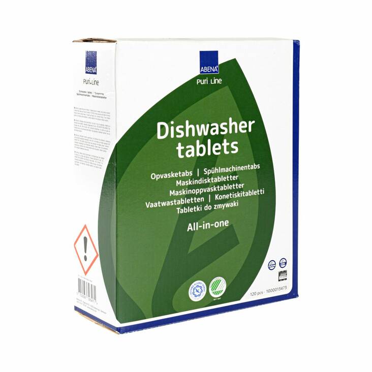 Konetiskitabletti 120tab ABENA Puri-Line - Astianpesuaineet ja keittiön puhtaus - 173469 - 1