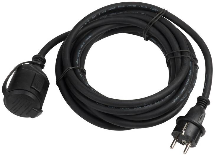 Kumijatkojohto 1 osa 10m AIRAM - Cables and cable trays, extension cords - 134609 - 1