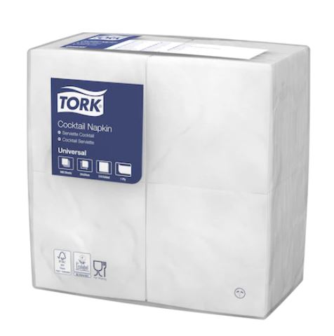 Lautasliina 24x24 cm 1/4 TORK Cocktail - Servietit ja lautasliinat - 156779 - 1