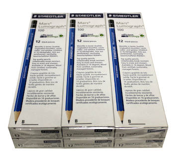 Lyijykynä STAEDTLER Mars Lumograph B - Lyijykynät - 101739 - 1