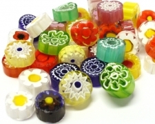 Milleriori 11/12 mm läpikuultavat 20g - Askartelutarvikkeet - 147179 - 1