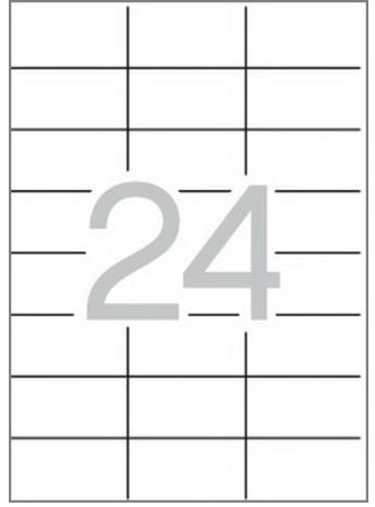 Tulostustarra 70x37 MULTI 24-jak - Printing and Copier Labels - 126339 - 1