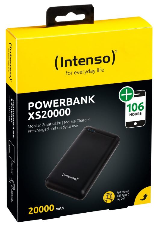 Varavirtalähde Intenso XS20000mAh - Retkeily-ja harrastustarvikkeet - 172569 - 1
