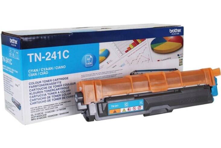 Värikasetti BROTHER TN-241C laser - Brother laservärikasetit ja rummut - 147939 - 1