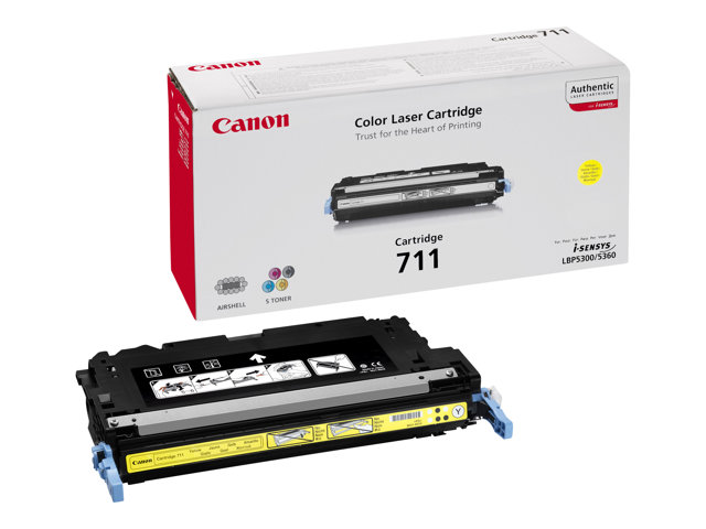 Värikasetti CANON 711Y laser - Canon laser toner cartridges - 145389 - 2