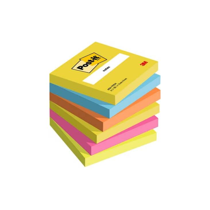 Viestilappu 76x76mm POST IT Energetic - Sticky Notes and Holders - 127919 - 1