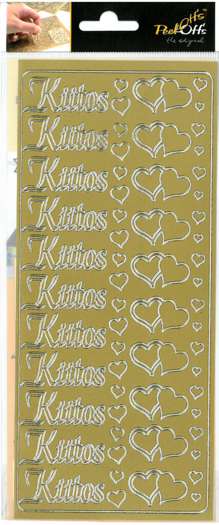 Ääriviivatarra Kiitos + sydän - Stickers and sticker books - 135999 - 1