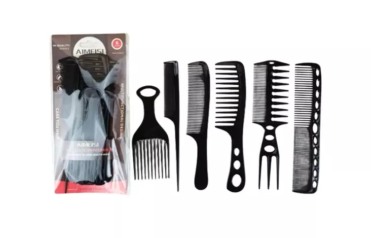 Kampasetti 6 osaa - Hiustarvikkeet - 181499 - 1