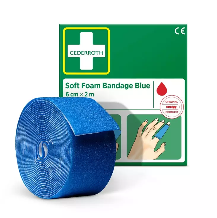 Laastari 6cm/2m CEDERROTH Soft Foam - Laastarit - 158889 - 1