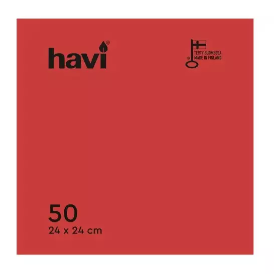 Lautasliina 24x24cm 1/4 HAVI - Servietit ja lautasliinat - 186329 - 1