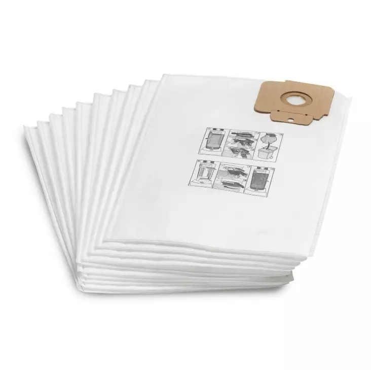 Pölypussi KÄRCHER 10 kpl/pkt - Vacuum Bags - 186869 - 1