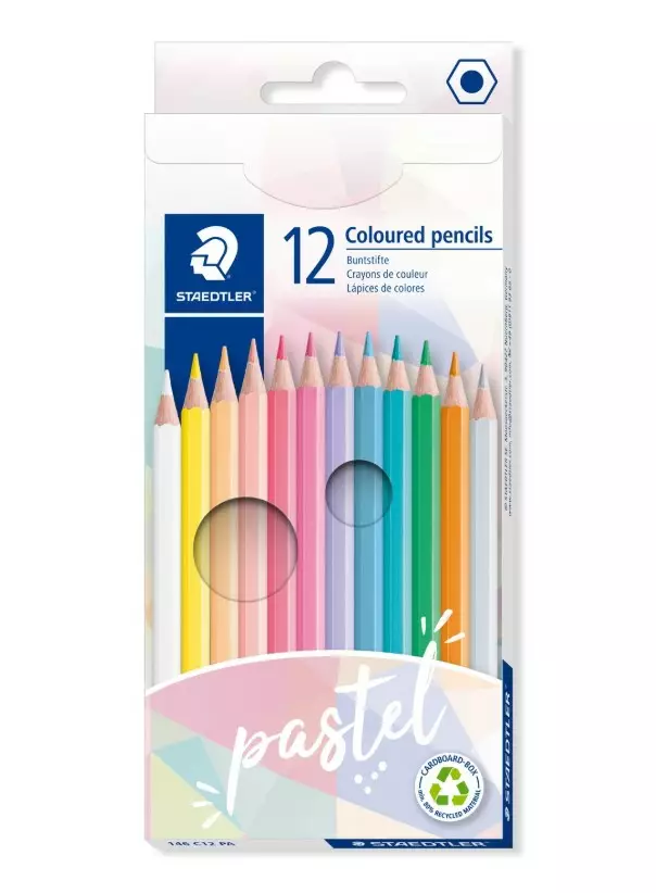 Puuvärikynä 12/srj STAEDTLER Pastel - Colored Pencils - 176649 - 1