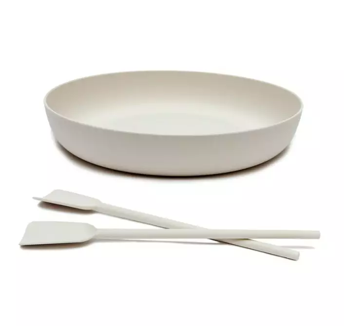 Valkoinen, selluloosa/PP - Plates and bowls - 190009 - 1
