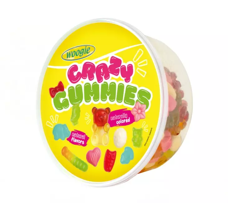 Viinikumimakeiset 1kg WOOGIE Crazy Gummies - Makeiset - 187989 - 1