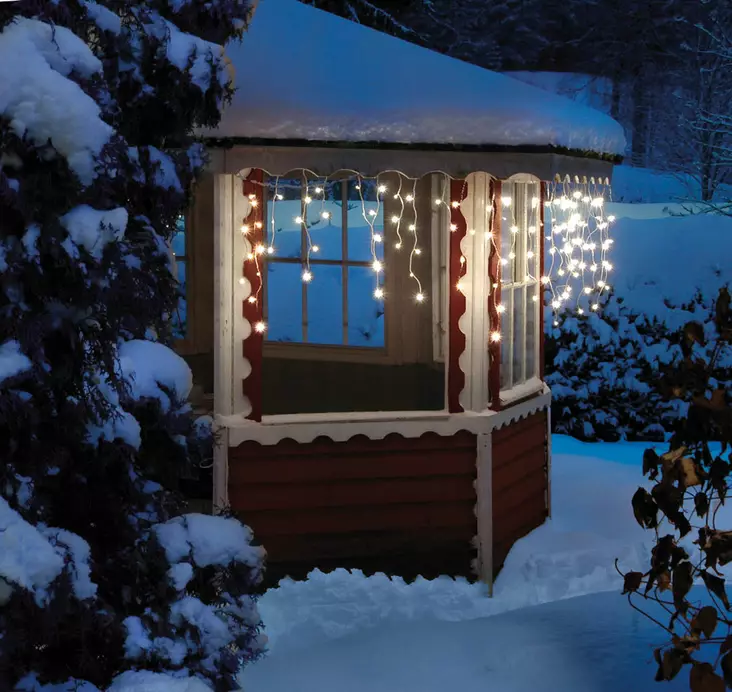 Valosarja jääpuikko 7m 240Led - Joulukoristeet - 149809 - 1